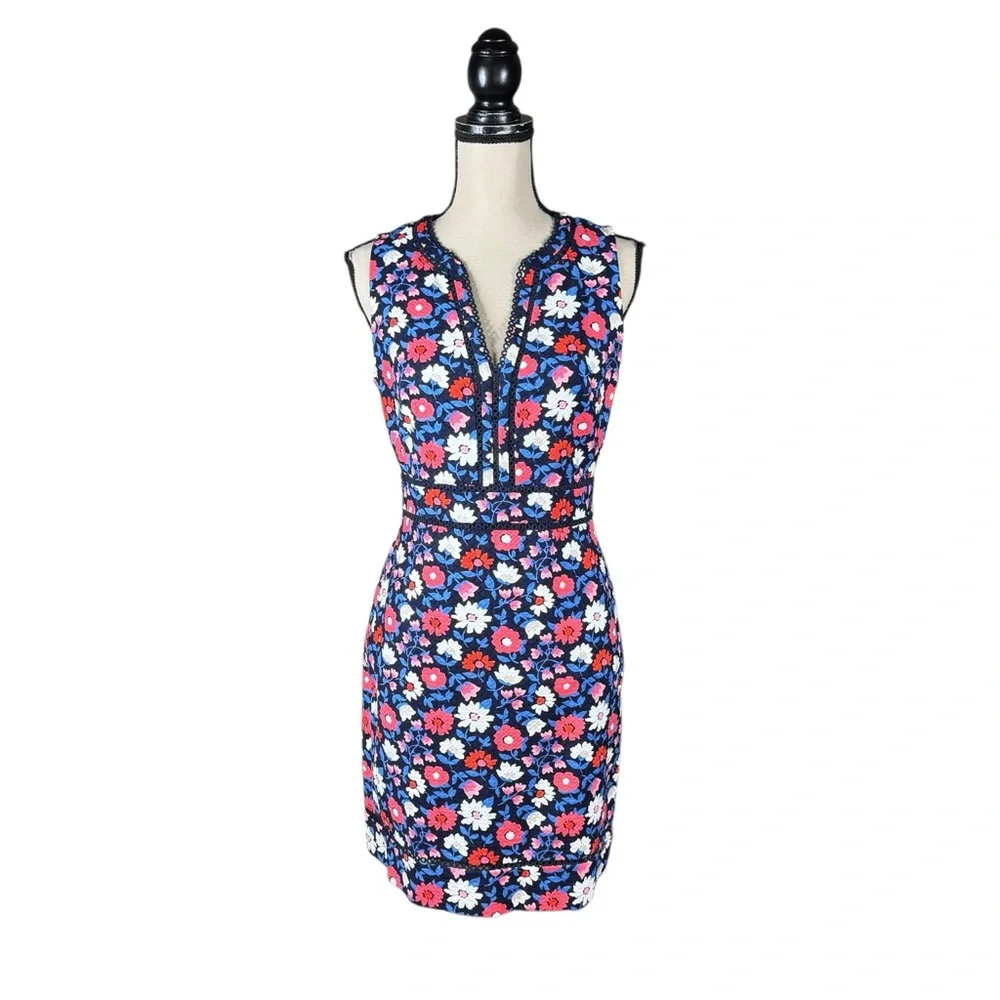 Kate Spade Shore Thing Daisy Jacquard Sheath Preppy Dress